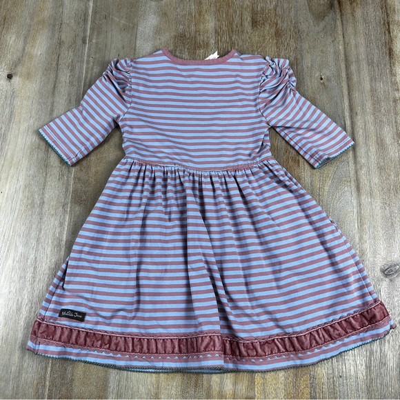 Matilda Jane Pink and Blue Striped Dress - Picture 2 of 8